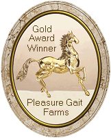 Pleasure Gait's Gold Award