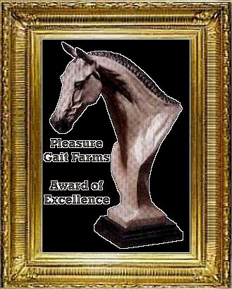 Pleasure Gait's Gold Award of Excellence
