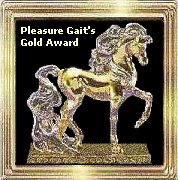 Pleasure Gait's Gold Award