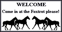 foxtrotter welcome sign