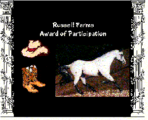 Russell Farms Participation Award