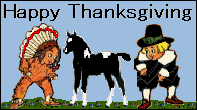 Thanksgiving Colt with Pilgrim & Indian Boys