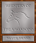 Whispers of the Vagabond Silver Award